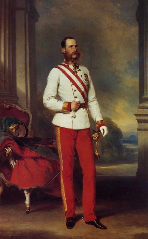 Franz Xaver Winterhalter Franz Joseph I, Emperor of Austria China oil painting art